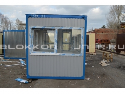Блок-контейнер 4м, проходная, г.Ставрополь в Грязях